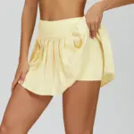 Yoga Short Skirt Women Pleated Sports Tennis Skirts Runniing High Waist Yoga Fitness Short Skirt Gym Golf Loose Skirt Pockets - Image 6